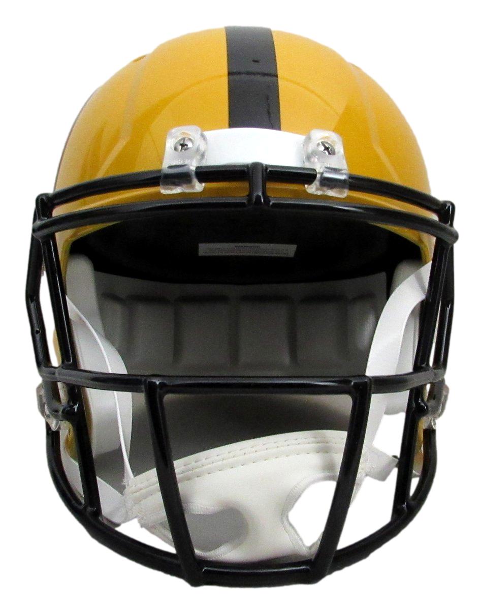 James Harrison Signed Full Size Replica T/B Helmet Steelers Beckett 194765