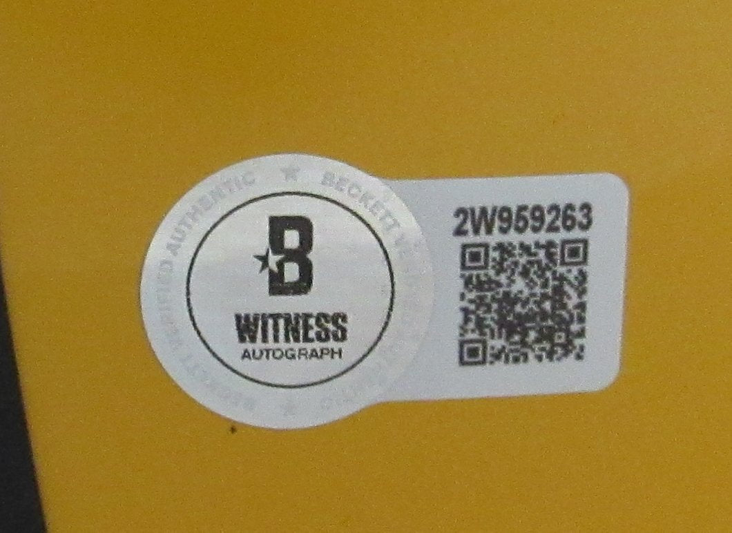 James Harrison Signed Full Size Replica T/B Helmet Steelers Beckett 194765