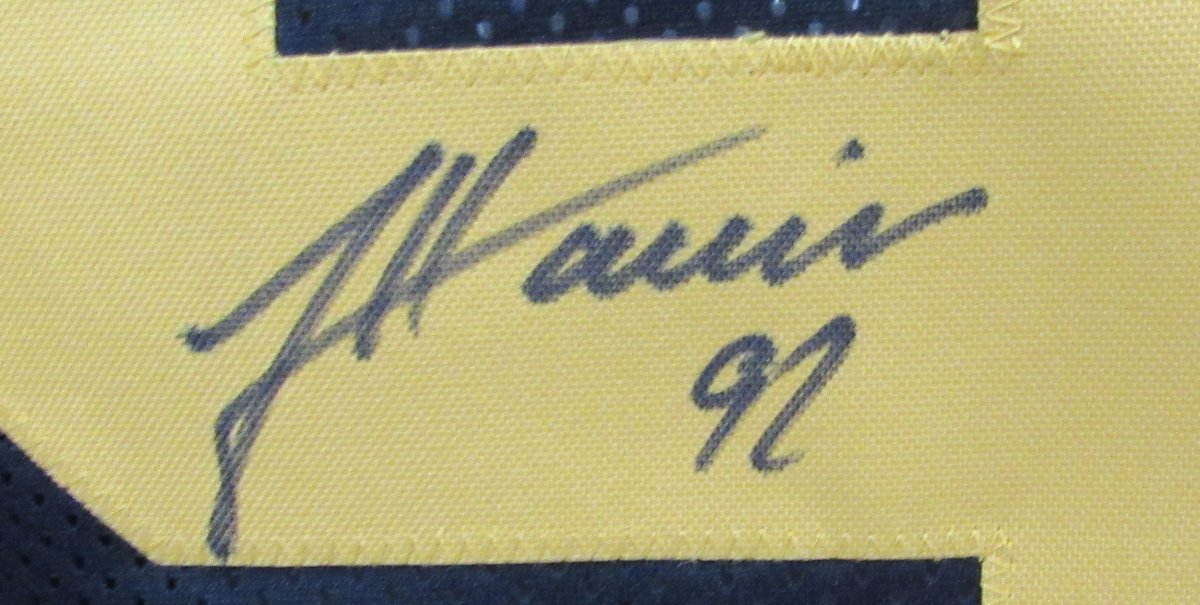James Harrison Signed/Auto Steelers Black/Yellow Custom Jersey Beckett 194775