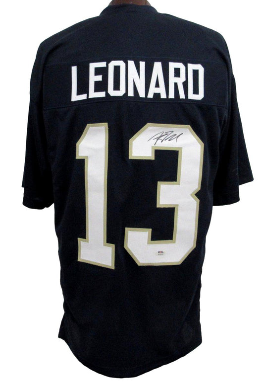 Riley Leonard Signed/Auto Navy Custom Football Jersey Notre Dame PSA/DNA 195625