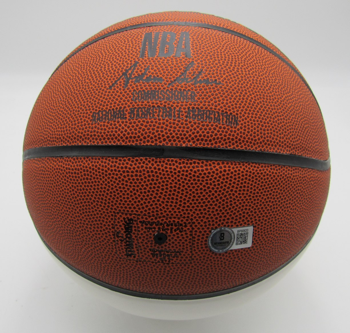 Buck Williams/Joe Smith Dual-Signed/Auto Spalding Basketball Beckett 195579