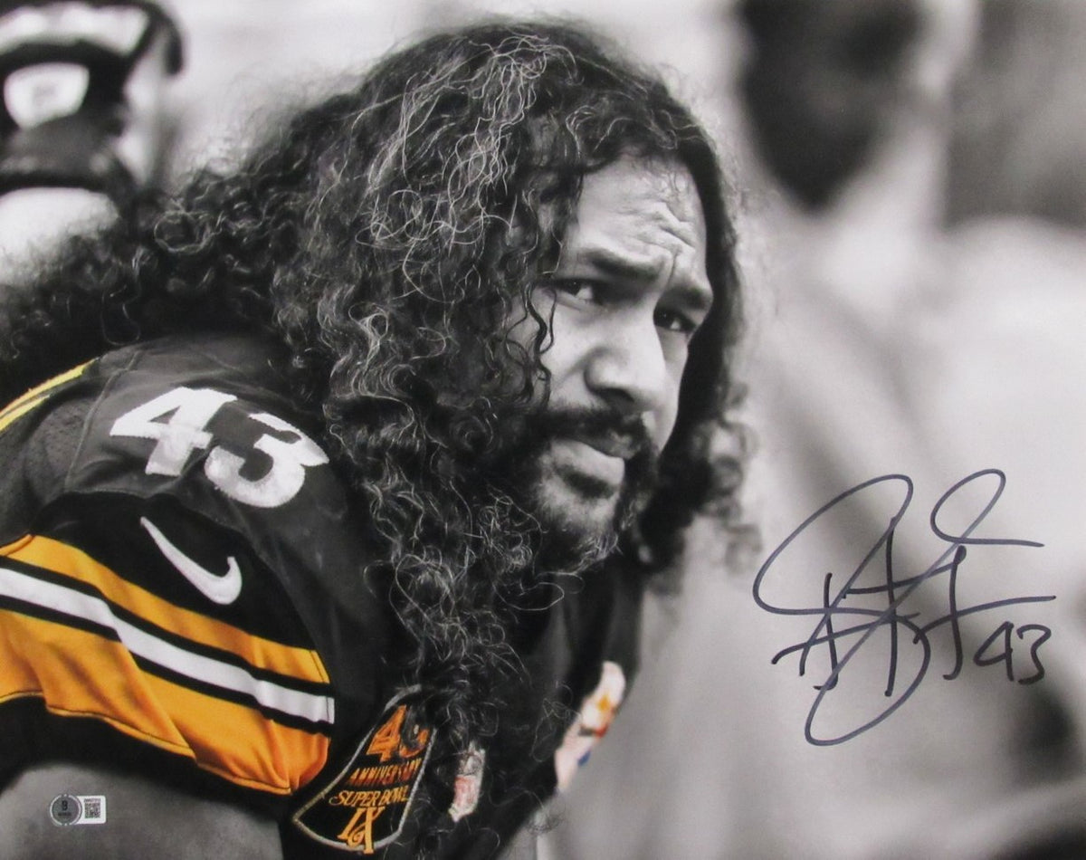 Troy Polamalu Signed/Autographed 16x20 Photo Pittsburgh Steelers Beckett 195320