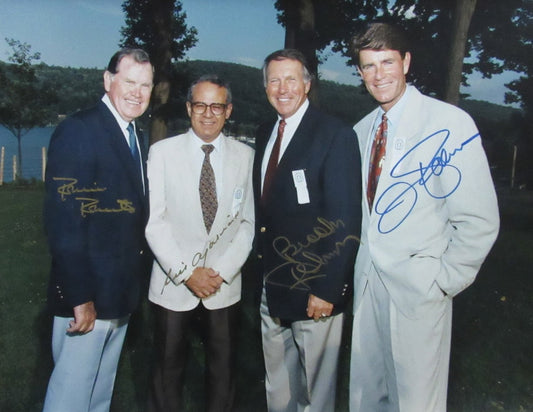 Robin Roberts/Luis Aparicio/Brooks Robinson/Jim Palmer Signed 11x14 Photo PSA