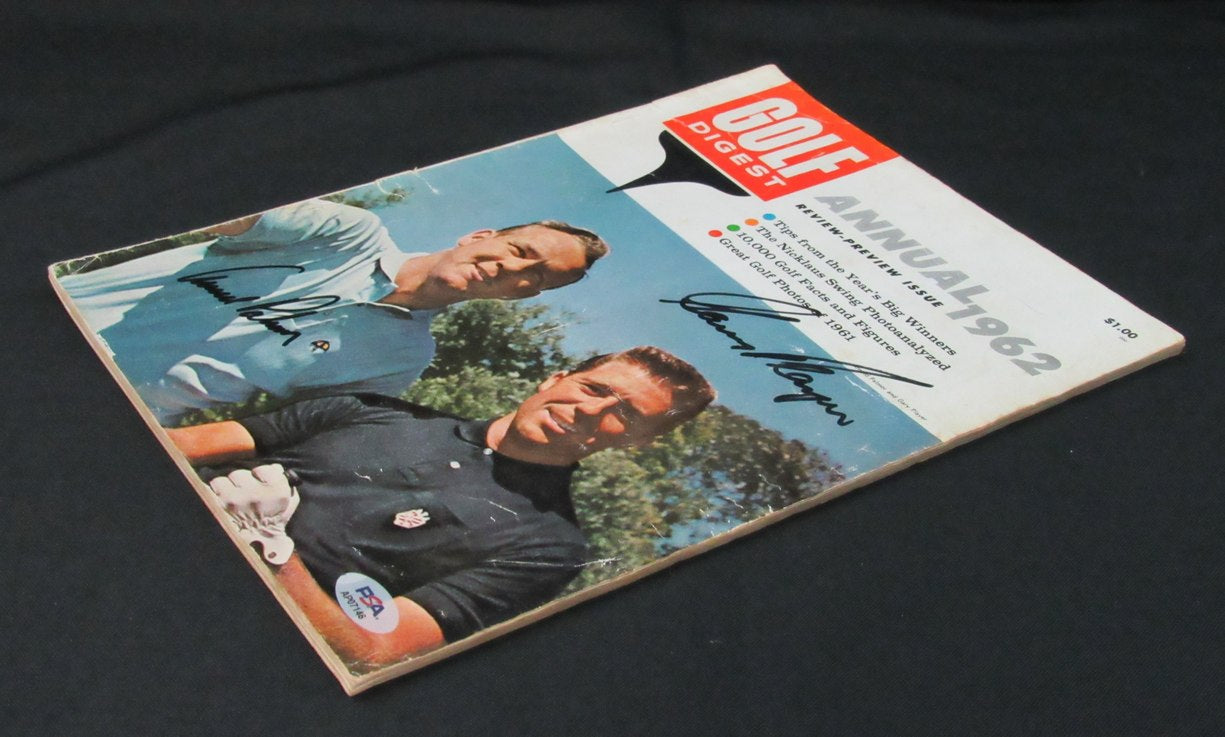 Arnold Palmer/Gary Player Dual-Signed 1962 Golf Digest Magazine PSA/DNA 1940778