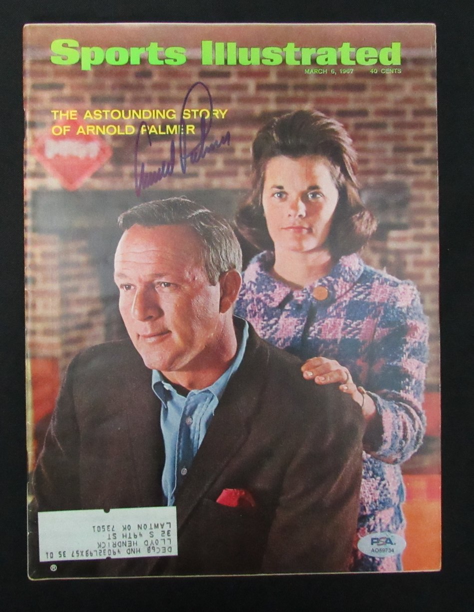 Arnold Palmer Signed March 6, 1967 Sports Illustrated Magazine PSA/DNA 1940777