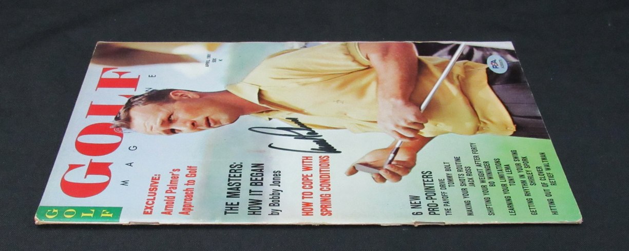 Arnold Palmer Signed/Auto April 1961 Golf Magazine NO LABEL PSA/DNA 1940776