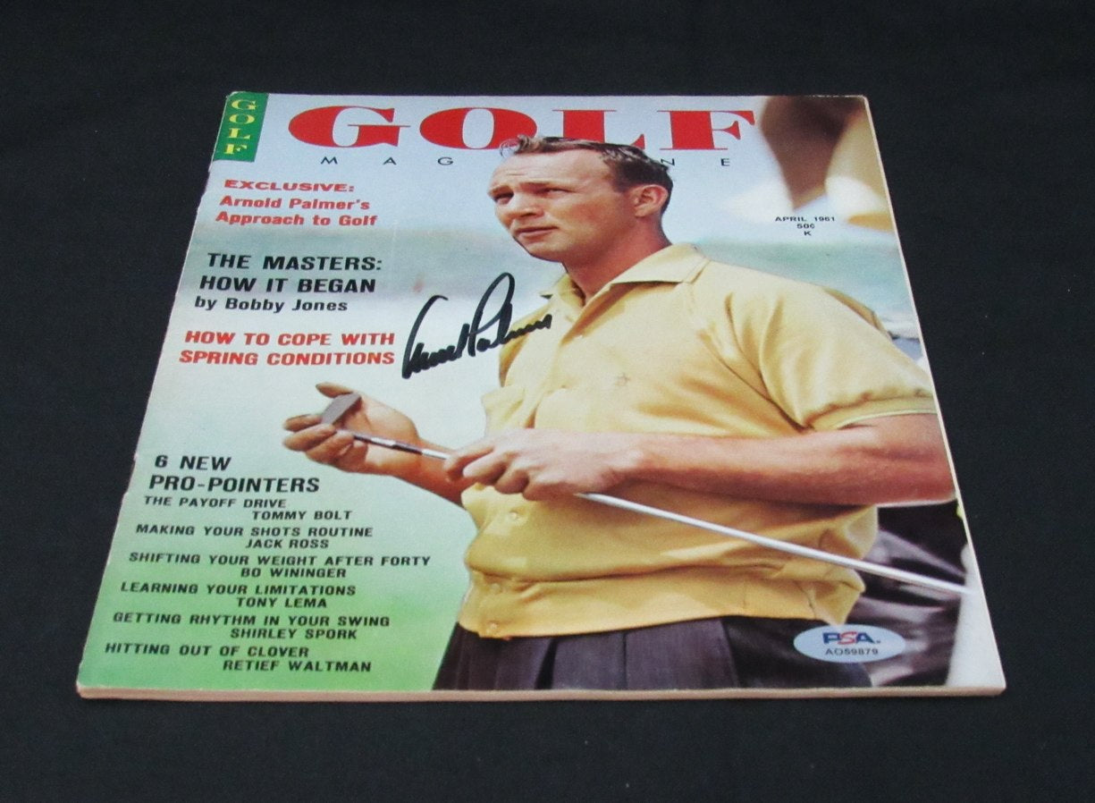 Arnold Palmer Signed/Auto April 1961 Golf Magazine NO LABEL PSA/DNA 1940776
