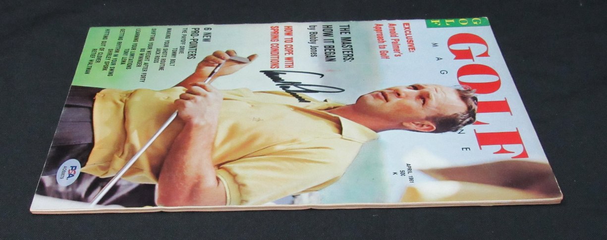 Arnold Palmer Signed/Auto April 1961 Golf Magazine NO LABEL PSA/DNA 1940776