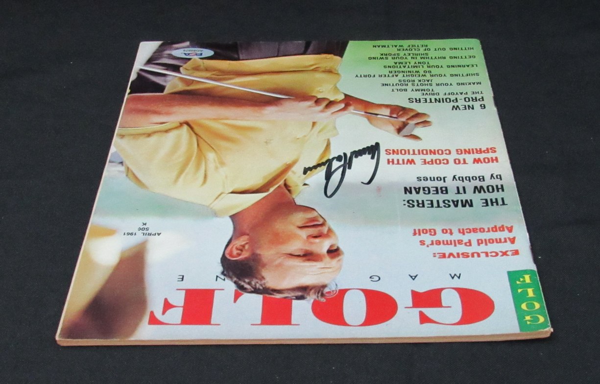 Arnold Palmer Signed/Auto April 1961 Golf Magazine NO LABEL PSA/DNA 1940776