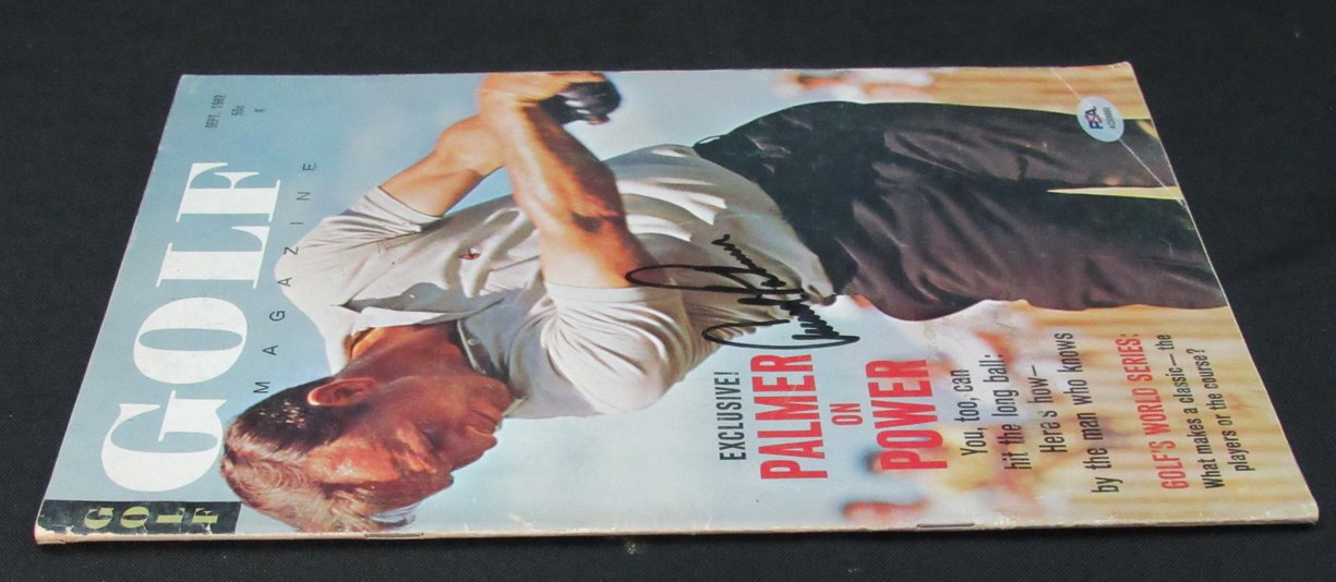 Arnold Palmer Signed/Auto September 1962 Golf Magazine NO LABEL PSA/DNA 1940775