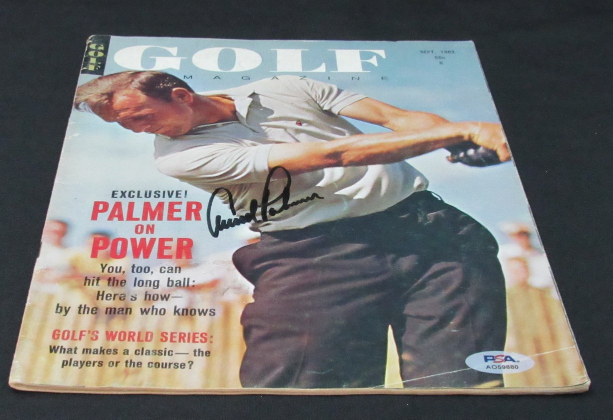Arnold Palmer Signed/Auto September 1962 Golf Magazine NO LABEL PSA/DNA 1940775