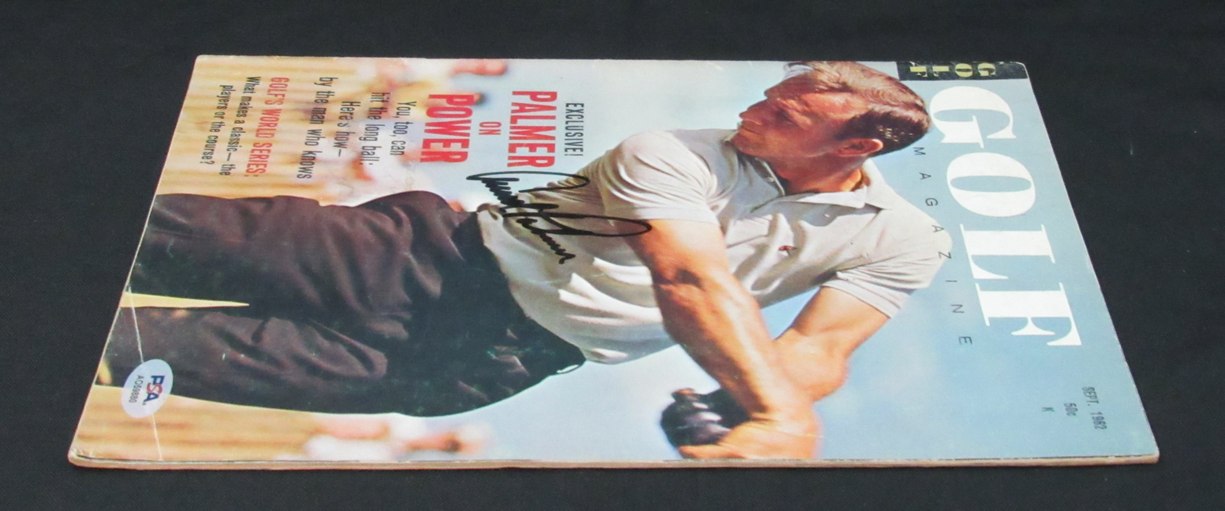 Arnold Palmer Signed/Auto September 1962 Golf Magazine NO LABEL PSA/DNA 1940775
