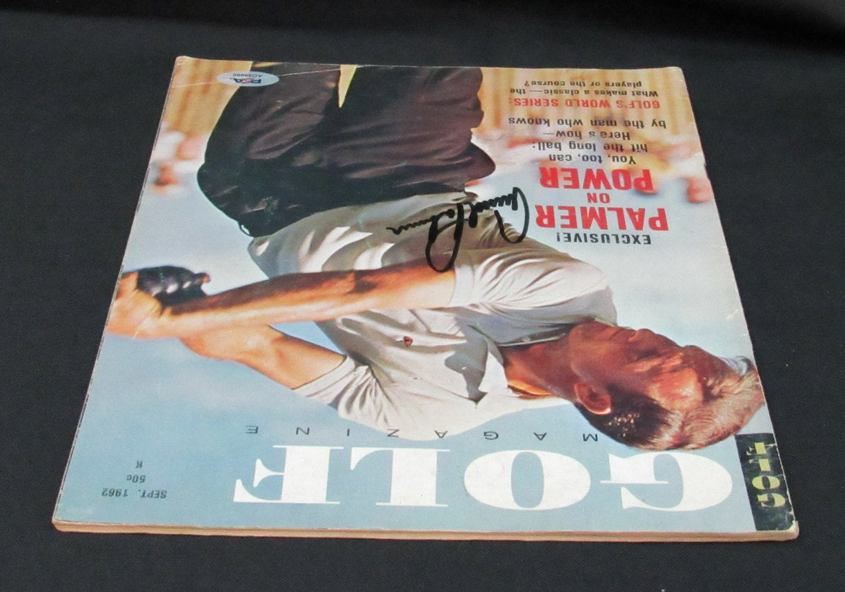Arnold Palmer Signed/Auto September 1962 Golf Magazine NO LABEL PSA/DNA 1940775