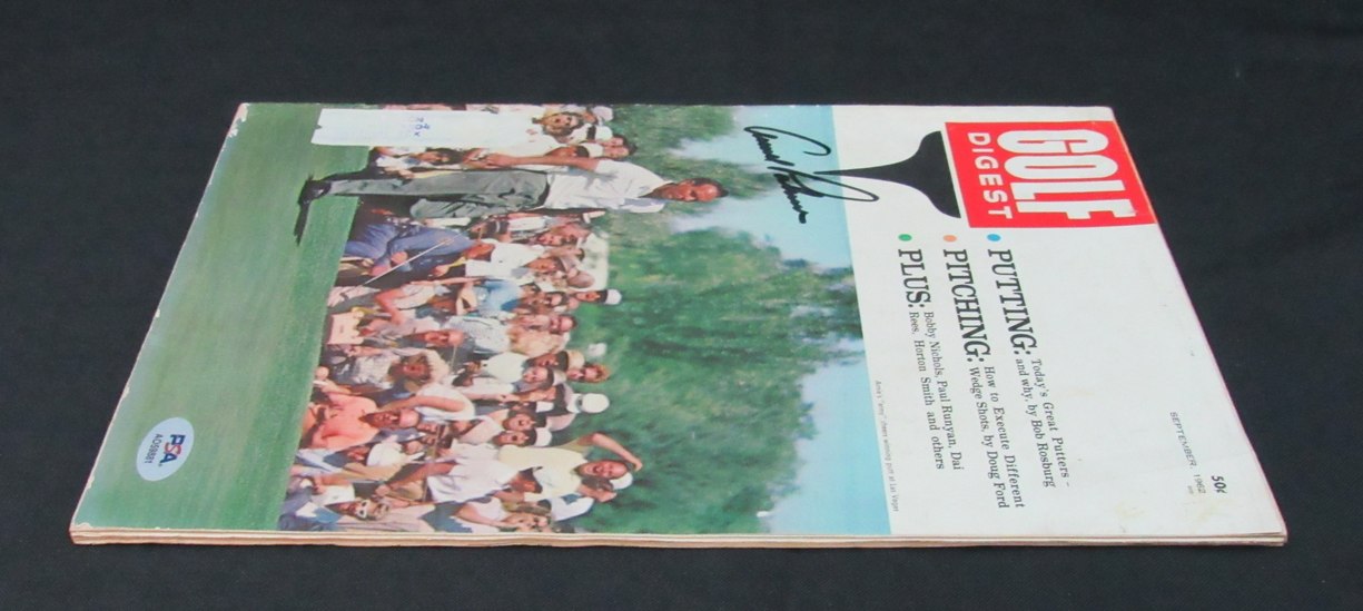 Arnold Palmer Signed/Auto September 1962 Golf Digest Magazine PSA/DNA 194074