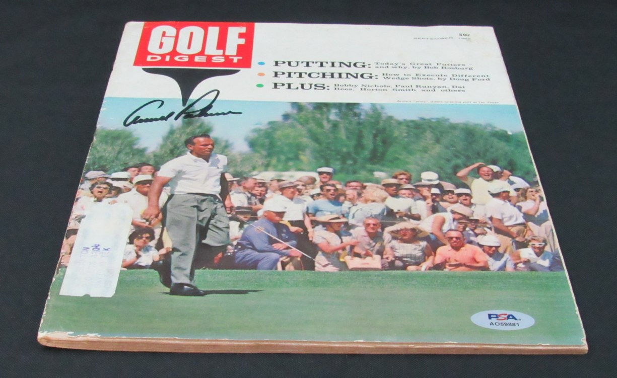 Arnold Palmer Signed/Auto September 1962 Golf Digest Magazine PSA/DNA 194074