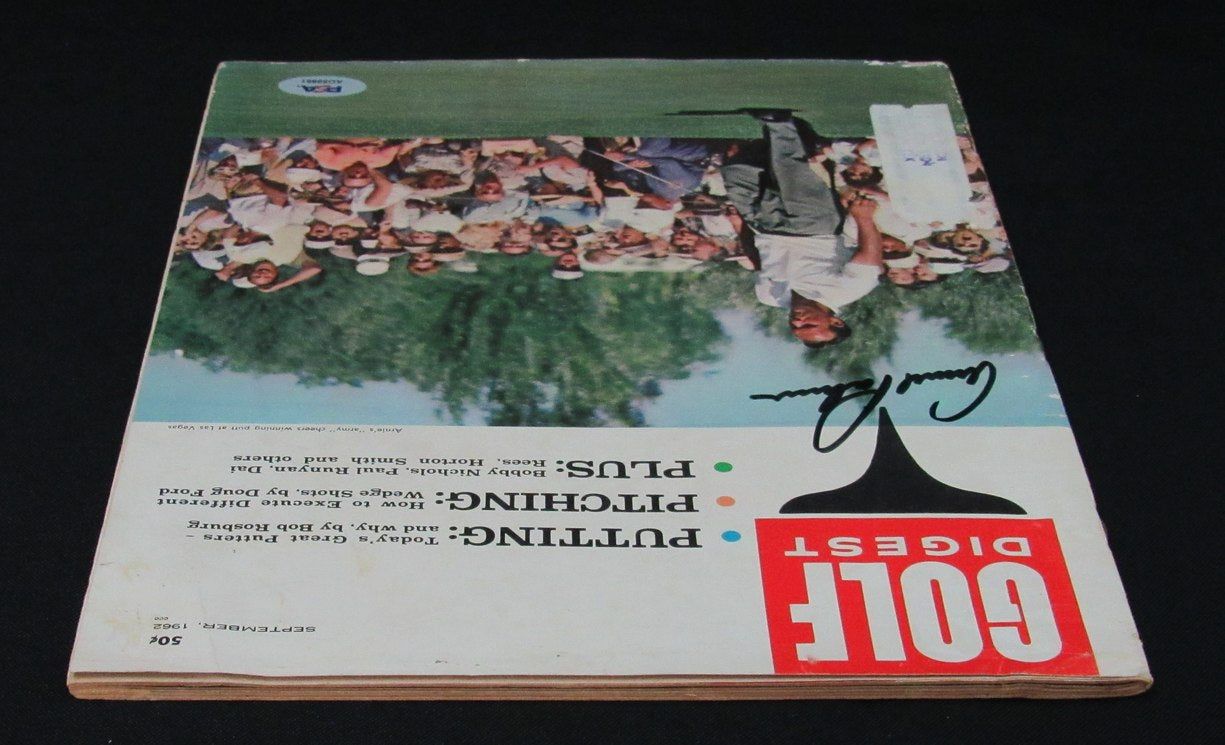 Arnold Palmer Signed/Auto September 1962 Golf Digest Magazine PSA/DNA 194074