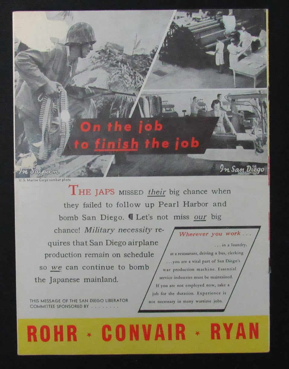 August 20, 1944 East-West Pro Charity Football Game Program Sammy Baugh 194116