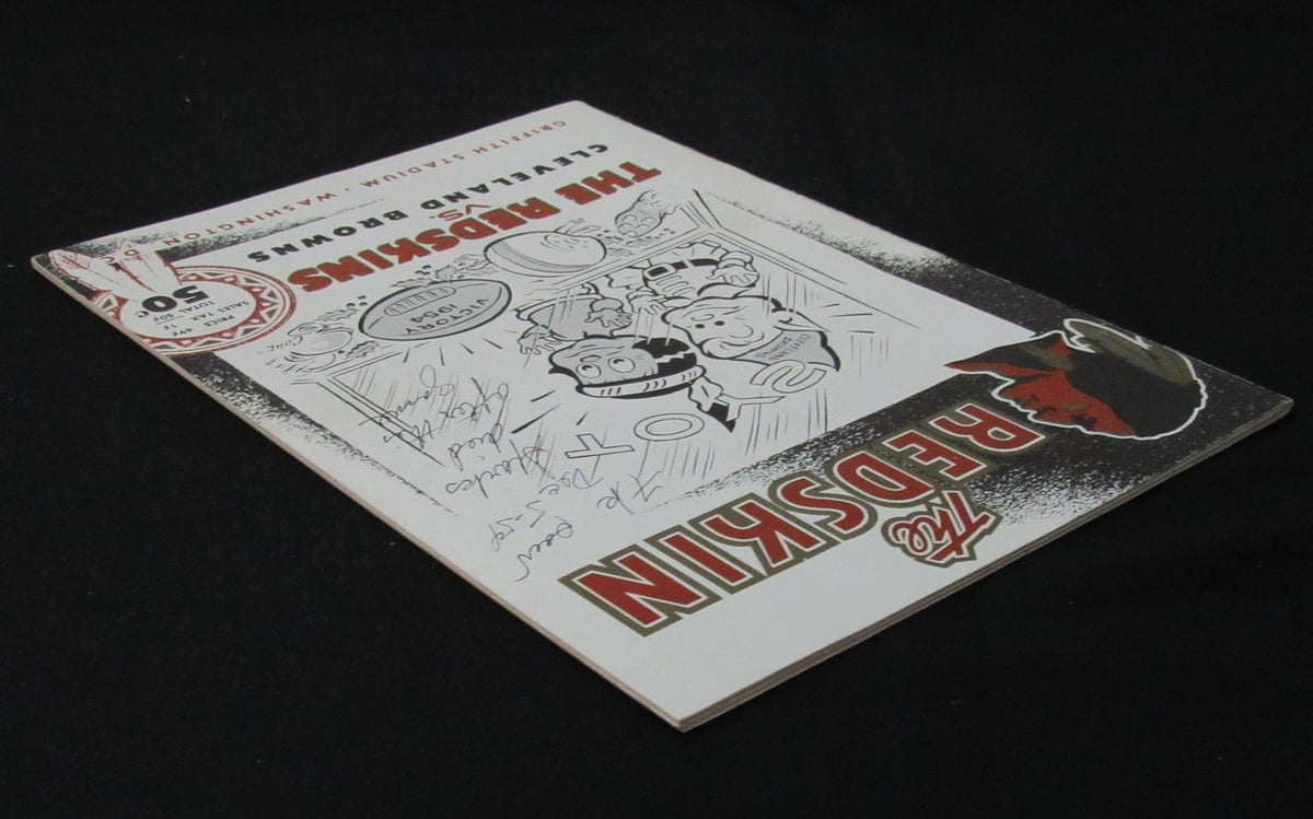 December 5, 1954 Redskins vs. Browns NFL Football Game Program 194123