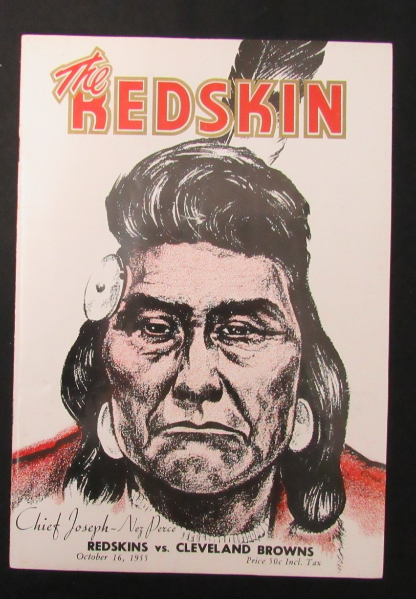 October 16, 1955 Redskins vs. Browns NFL Football Game Program 194124