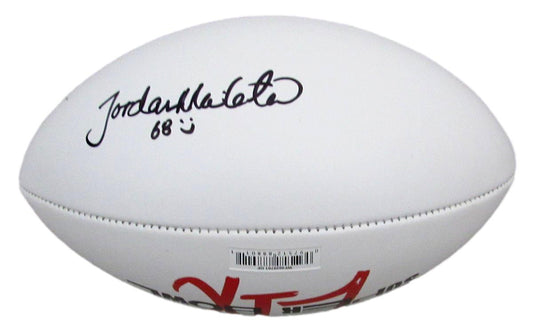 Jordan Mailata Signed/Auto Super Bowl LIX Logo Football Eagles Beckett 192859
