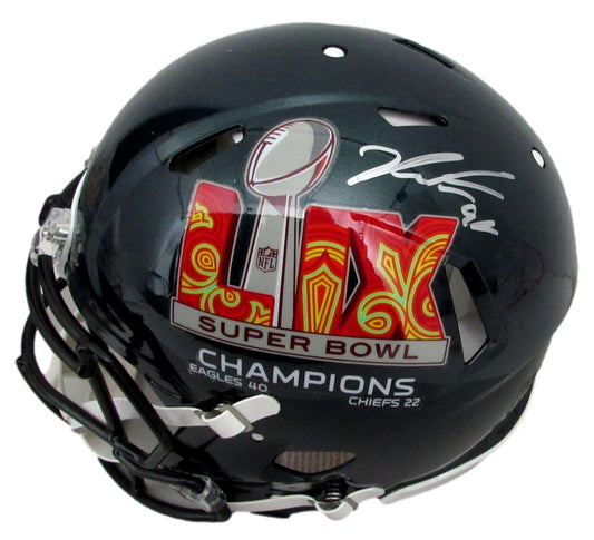 Jalen Carter Signed Speed Full Size Authentic SB LIX Helmet Eagles BAS 194511