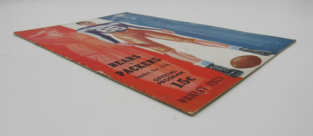Nov. 15, 1942 Chicago Bears vs. Green Bay Packers Football Game Program 195611