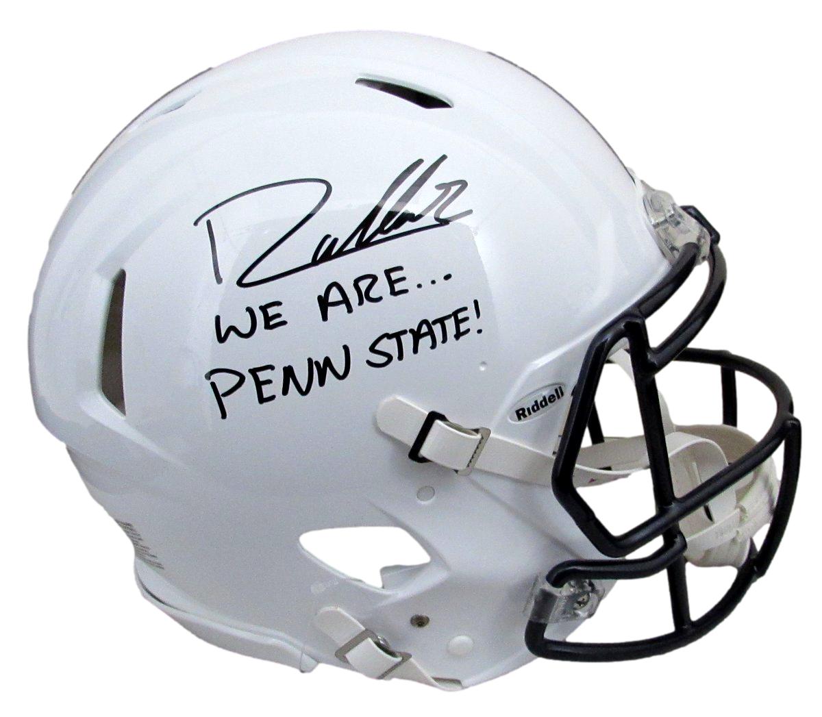 Drew Allar Signed/Insc Full Size Pro Line Authentic Helmet Penn State JSA 194517