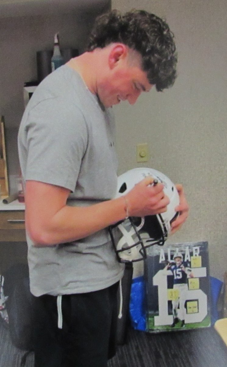 Drew Allar Signed/Insc Full Size Pro Line Authentic Helmet Penn State JSA 194517
