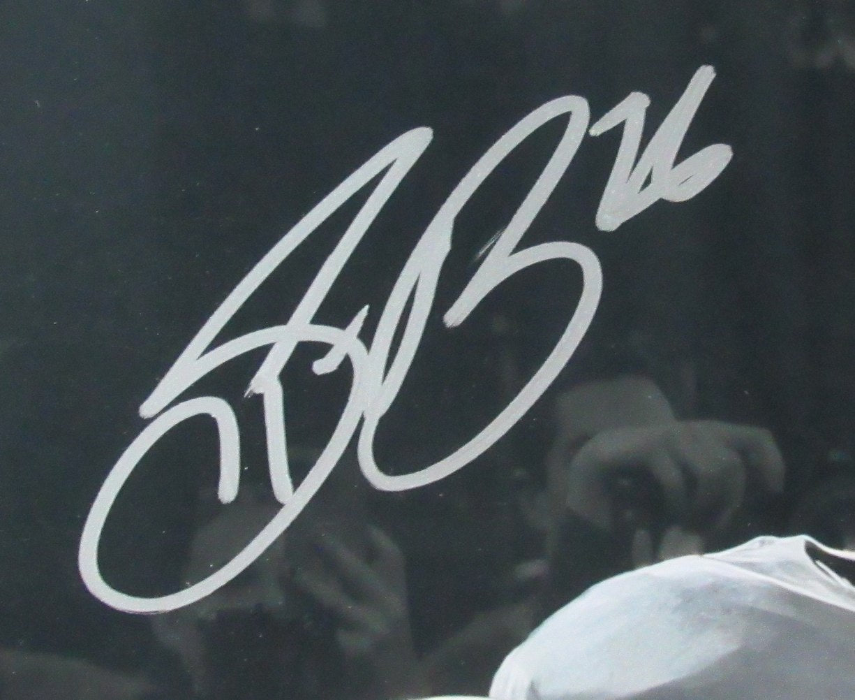 Saquon Barkley Signed/Auto 16x20 Photo Eagles Super Bowl LIX Framed PSA 194062