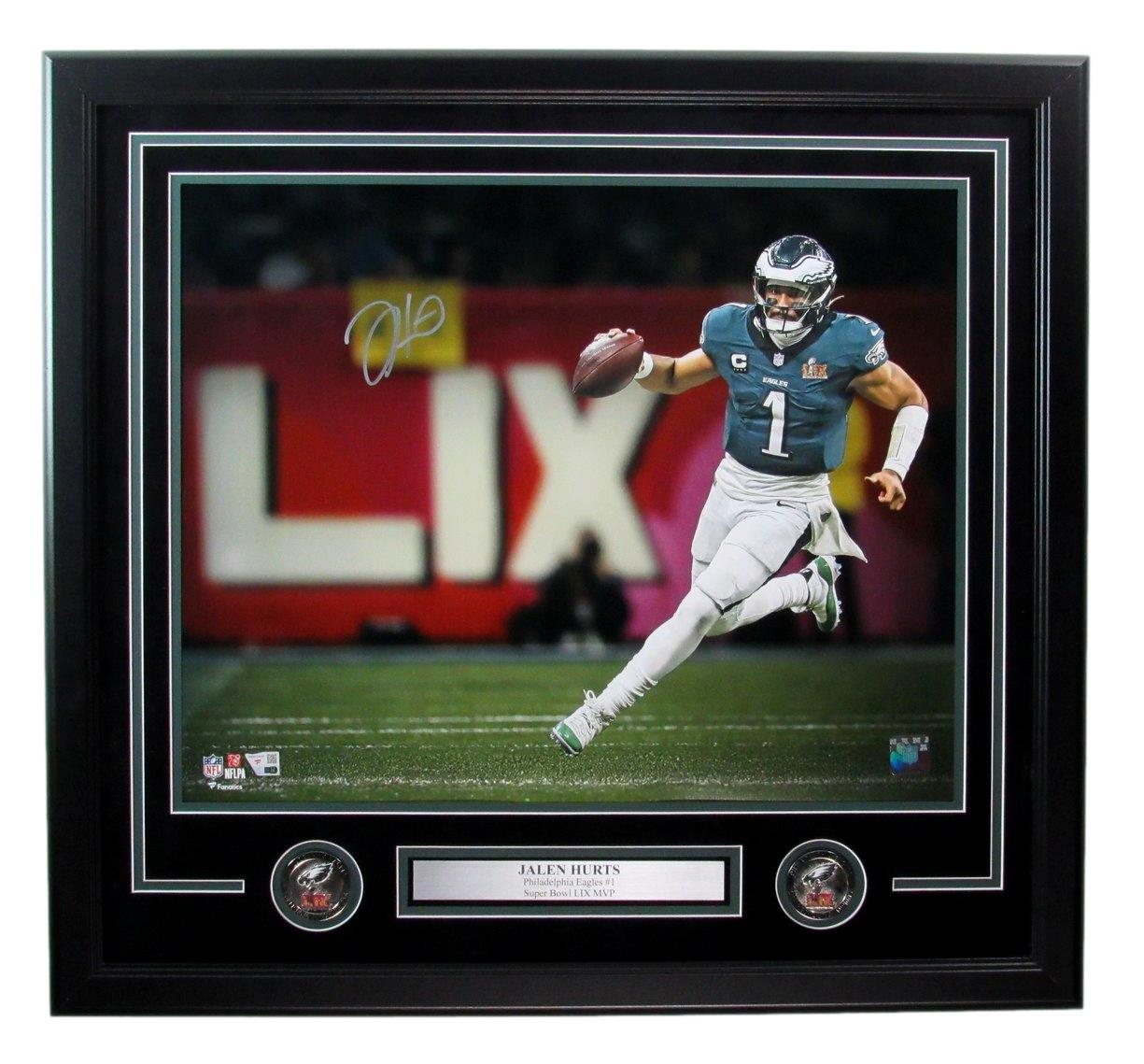Jalen Hurts Signed/Auto 16x20 Photo Philadelphia Eagles Framed Fanatics 194130