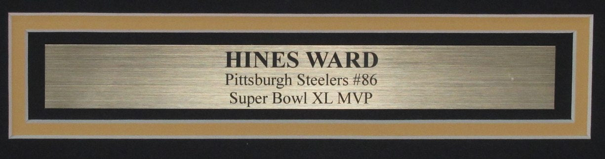 Hines Ward Signed/Auto 16x20 Photo Pittsburgh Steelers Framed Beckett 194132