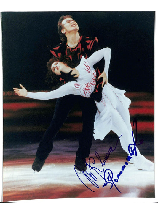 Klimova and Ponomarenko 1992 Gold Medalists Signed 8x10 Photo 180455