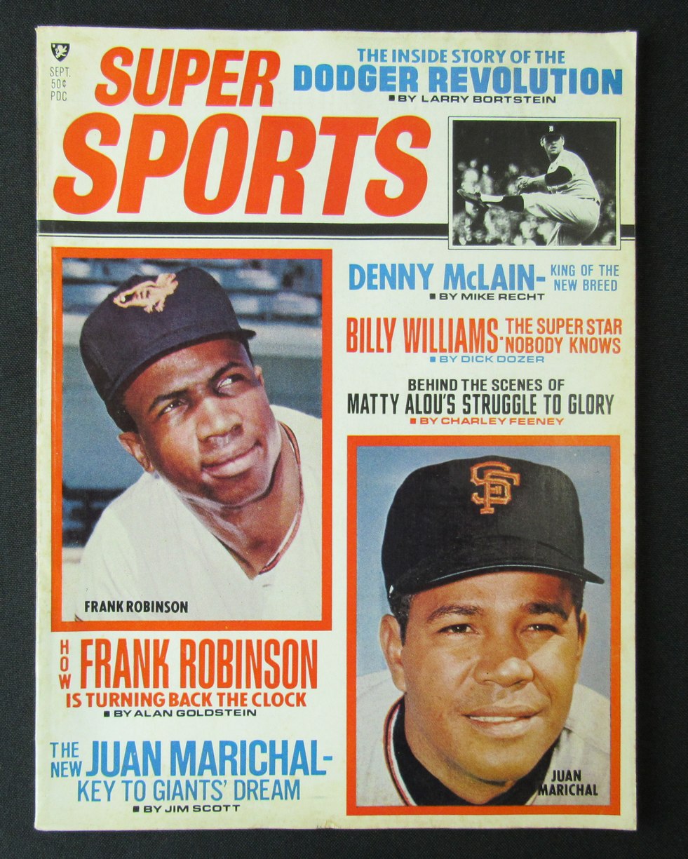 1969 Super Sports Magazine Frank Robinson/Juan Marichal on Cover NO LABEL 184656