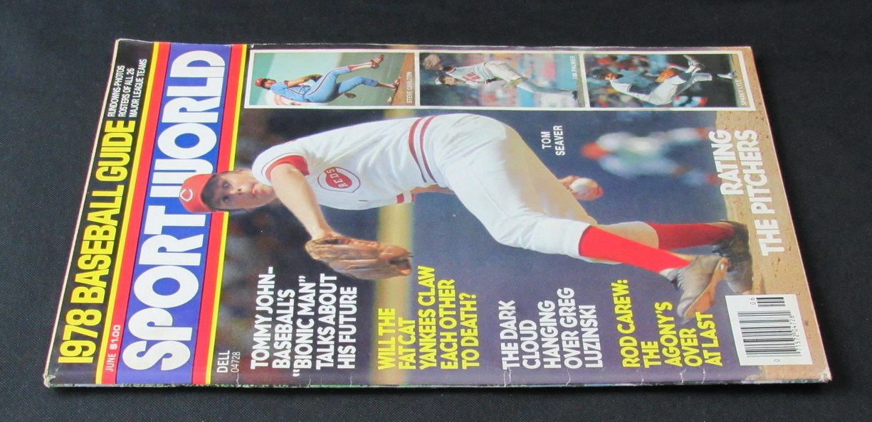 1978 Sport World Magazine Tom Seaver HOF Reds on Cover NO LABEL 184658