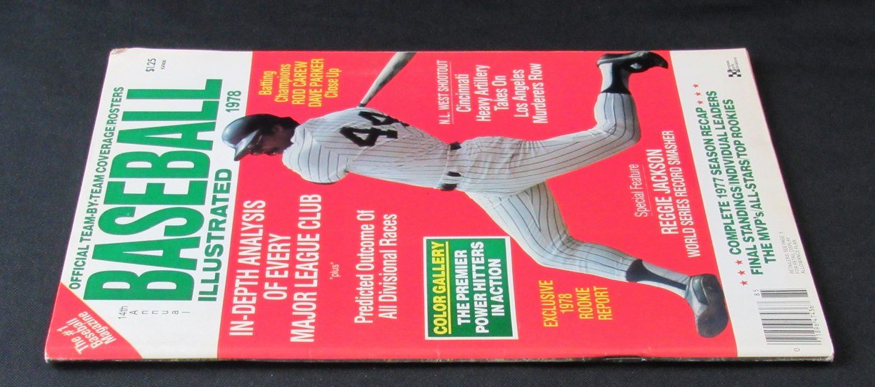 1978 Baseball Illustrated Magazine Reggie Jackson HOF on Cover NO LABEL 184659