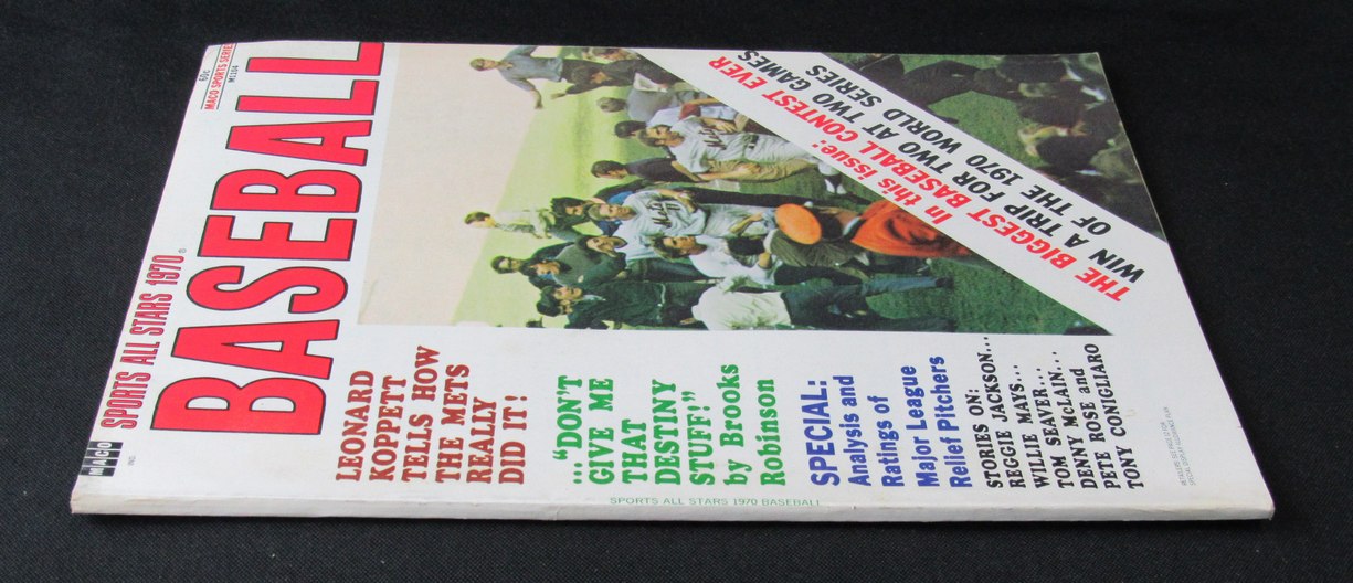 1970 Baseball Magazine 1969 New York Mets World Series on Cover NO LABEL 184666