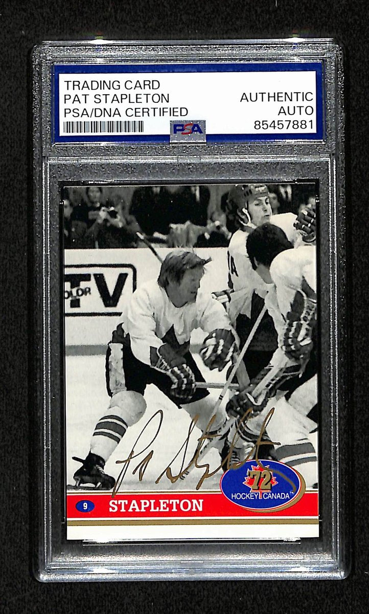 Pat Stapleton Signed/Auto 1991 Future Trends Card #9 1972 Canada PSA/DNA 195123