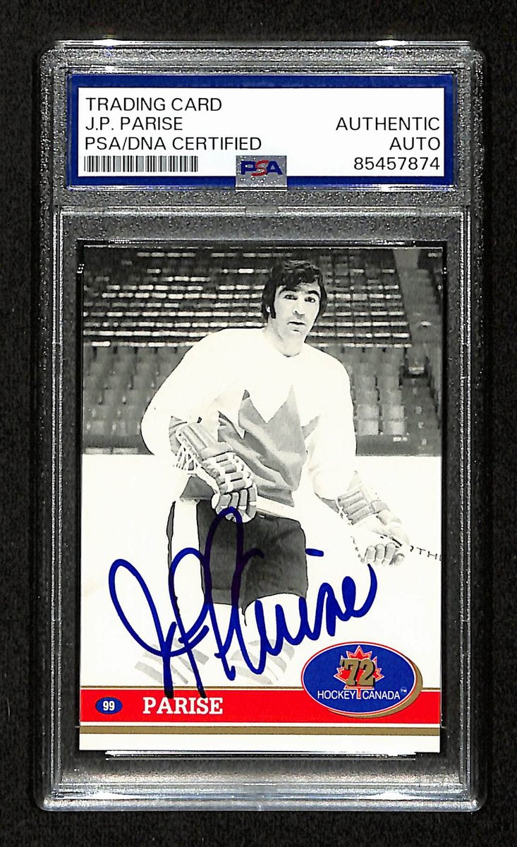 J.P. Parise Signed 1991 Future Trends Card #99 1972 Team Canada PSA/DNA 195165