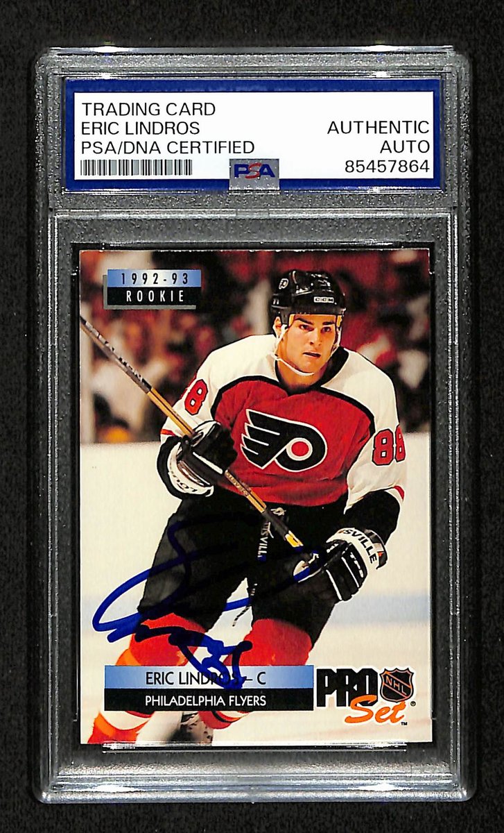 Eric Lindros Signed/Autographed 1992 Pro Set Card #236 Flyers PSA/DNA 195175