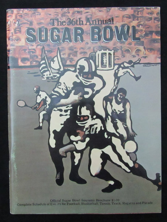 1970 Sugar Bowl Ole Miss vs. Arkansas NCAA Football Game Program 194655