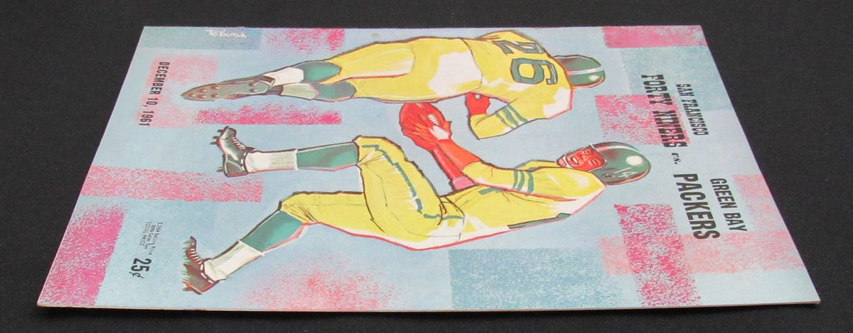 December 10, 1961 49ers vs. Green Bay Packers Football Game Program 195490