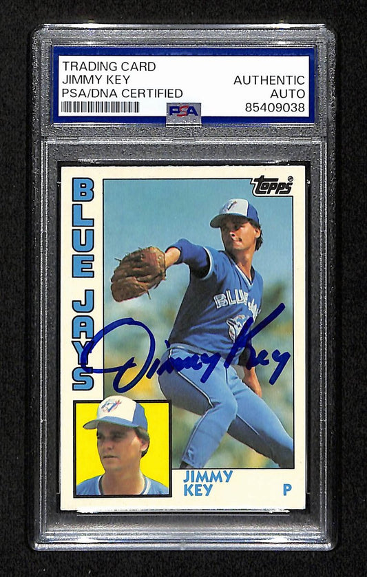 Roger Craig Signed/Auto 1984 Topps Traded RC Card #82-T Blue Jays PSA/DNA 195196