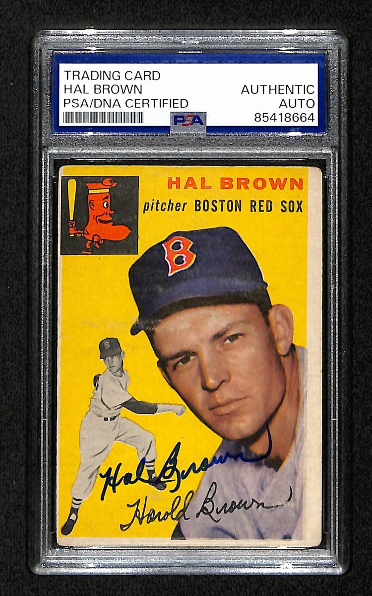 Hal Brown Signed/Auto 1954 Topps Card #172 Baltimore Orioles PSA/DNA 194829