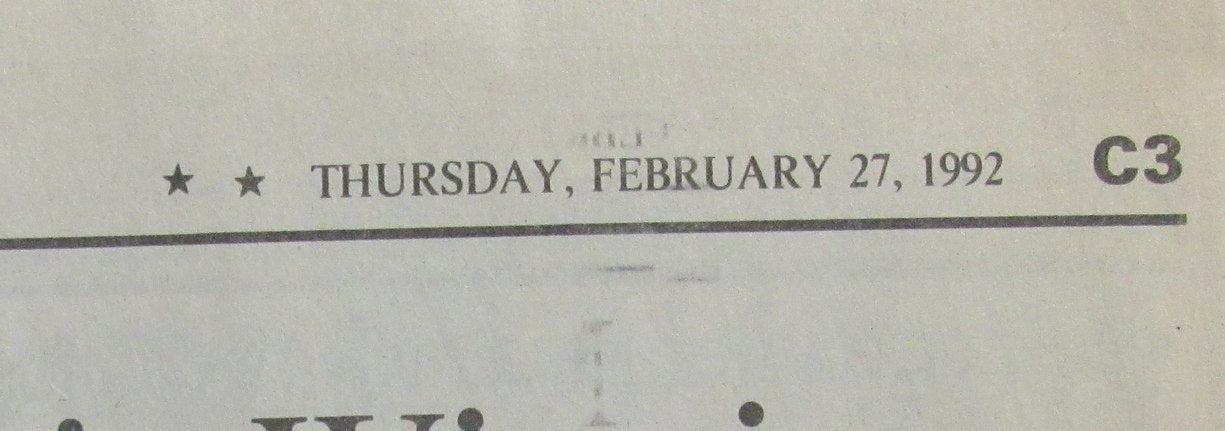 Tiger Woods Signed 16 years old 1992 LA Times Newspaper 1st PGA Event JSA 195716