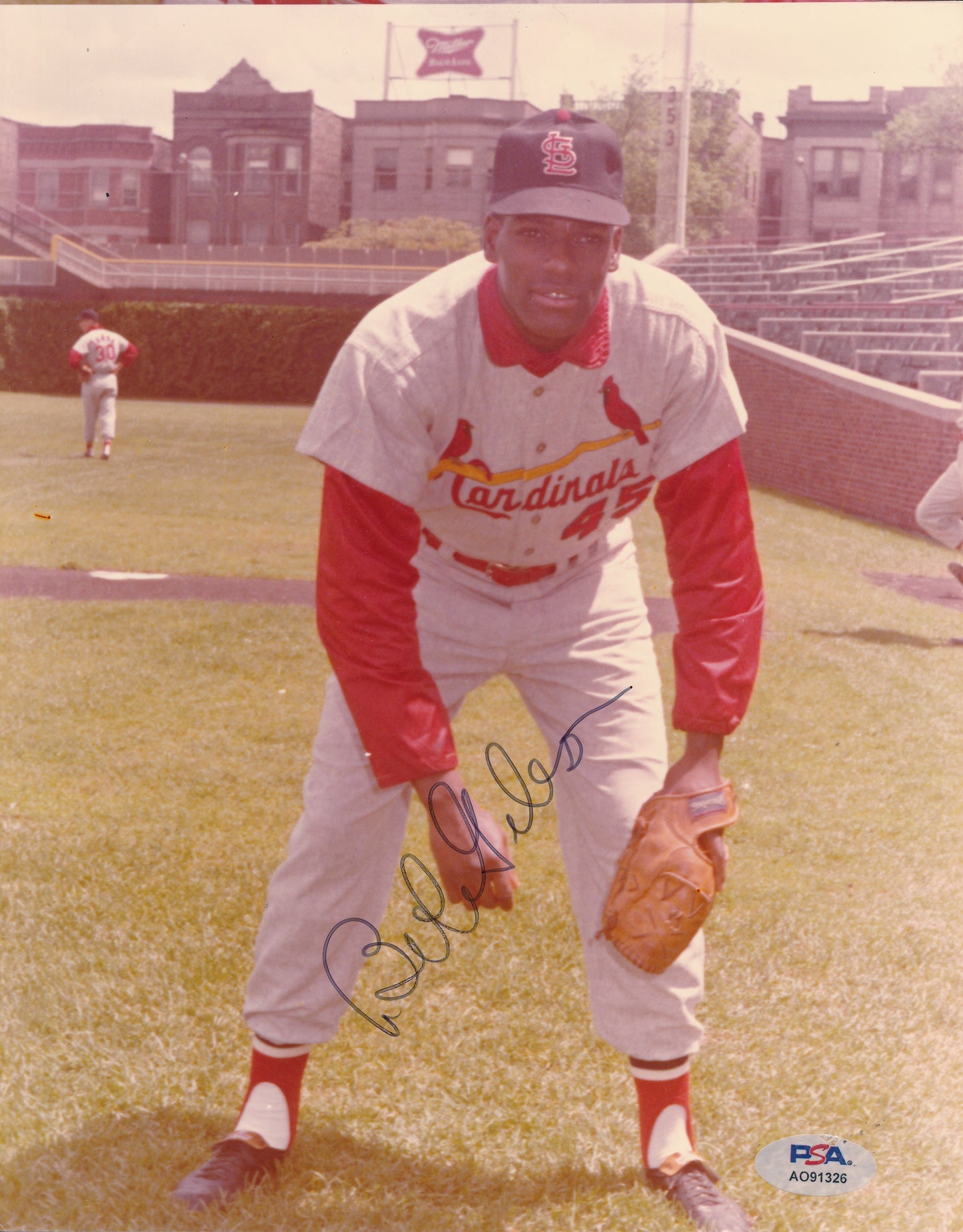 Bob Gibson HOF Signed/Autographed 8x10 Photo St. Louis Cardinals PSA/DNA 195992