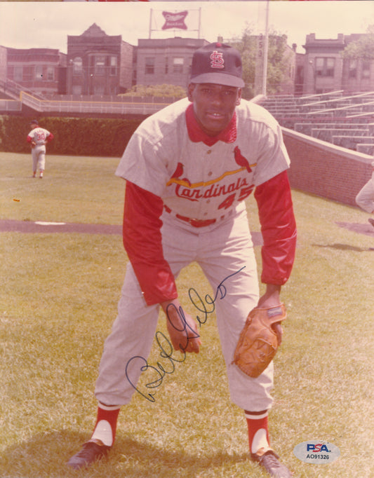 Bob Gibson HOF Signed/Autographed 8x10 Photo St. Louis Cardinals PSA/DNA 195992