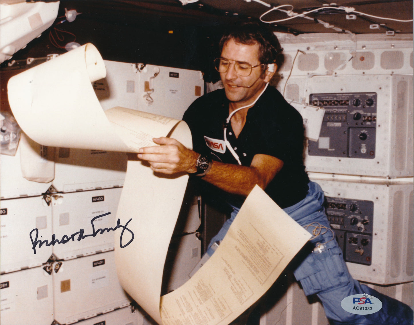 Richard Truly Signed/Autographed 8x10 Photo Astronaut PSA/DNA 195999