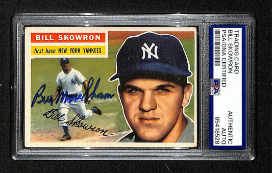 Bill Skowron Signed/Auto 1956 Topps Card #61 New York Yankees PSA/DNA 194855