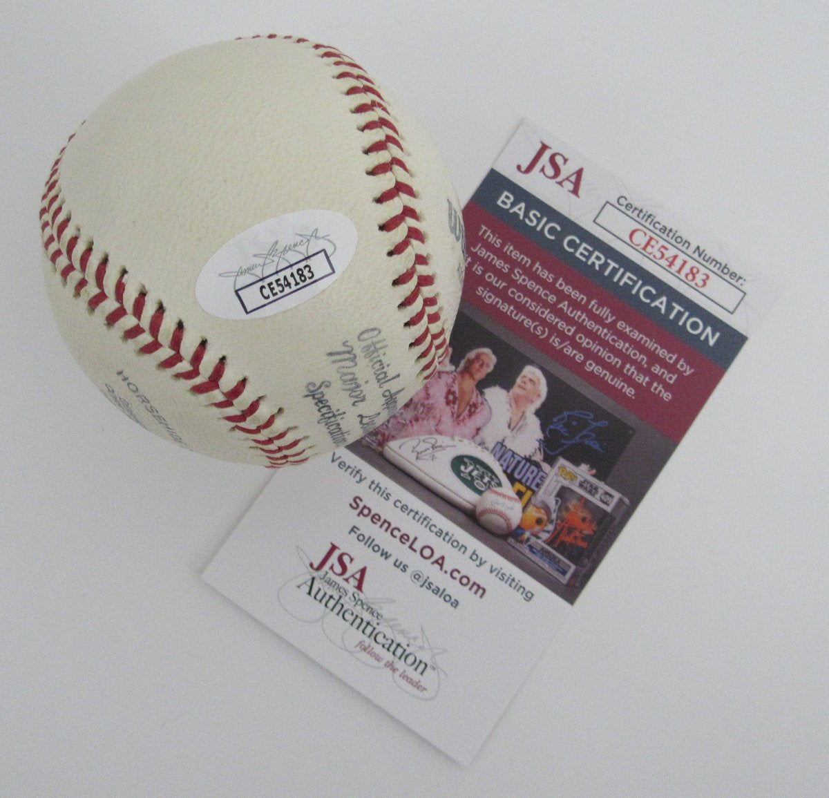 Monte Irvin HOF Signed/Autographed Wilson Baseball New York Giants JSA 196540