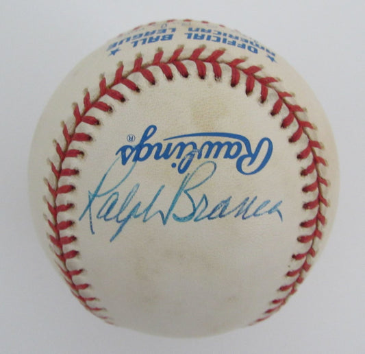 Ralph Branca Signed/Autographed OAL Baseball Brooklyn Dodgers JSA 196529